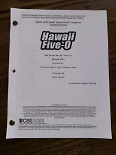 Hawaii five script for sale  Sandy Hook