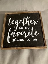 Placa de madeira design criativo decoração para casa 8x8 comprar usado  Enviando para Brazil