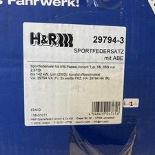 29794 tieferlegungsfedern fahr gebraucht kaufen  Bothel