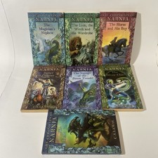 Chronicles of Narnia C.S. Lewis 7 livros série completa fantasia vintage comprar usado  Enviando para Brazil