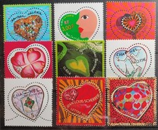 Lot timbres coeurs d'occasion  Nice-