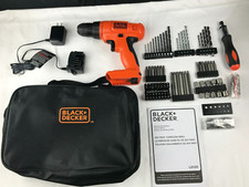 Broca/driver sem fio Black+Decker 20V Max com kit de 30 bits e drivers LD12 comprar usado  Enviando para Brazil