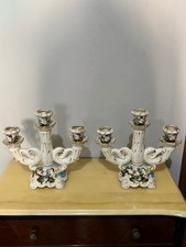 Coppia candelabri ceramica usato  Collegno