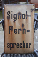 Emailleschild eisenbahn alt gebraucht kaufen  Harsewinkel, Marienfeld