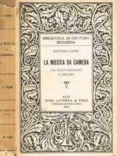 Musica camera. dai usato  Italia