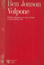 Volpone. ben jonson. usato  Italia