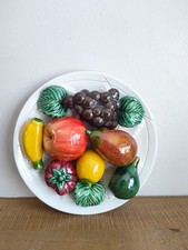 Assiette fruit faïence d'occasion  Palinges
