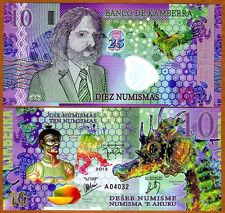 Usado, Kamberra, 10 Numismas, POLÍMERO, 2013, UNC Comemorativo, Cavalo Marinho comprar usado  Enviando para Brazil