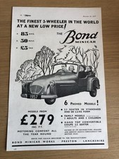 Bond minicar display for sale  LUTTERWORTH