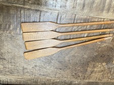Four wooden oars for sale  MIRFIELD