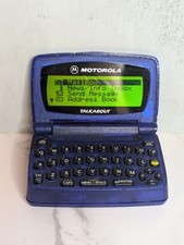 Vintage Motorola Talkabout 2way Text Pager A06PKB5806AA - Azul Raro *LEIA DESC* comprar usado  Enviando para Brazil