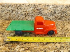 VINTAGE MARX PLÁSTICO VERMELHO/VERDE SALVA-VIDAS RECIPIENTE DE DOCES CAMINHÃO DE BRINQUEDO comprar usado  Enviando para Brazil