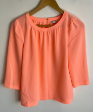 Blusa Country Road Feminina XS Laranja Manga 3/4 Decote Redondo Fluxo Confortável Work Top comprar usado  Enviando para Brazil