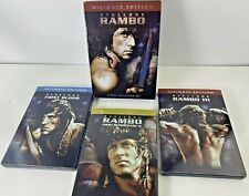 RAMBO TRILOGY ULTIMATE EDITION First Blood 1 2 3 - Sylvester Stallone DVD comprar usado  Enviando para Brazil
