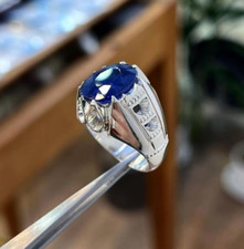 Natural sapphire ring for sale  GLASGOW
