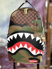 Sprayground backpack sharks for sale  LONDON