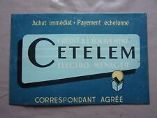 Cetelem ancien plaque d'occasion  Maintenon