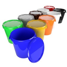 Eimer mit Deckel 30l Hobbock bunt Kunststoff PP lebensmittelecht luftdicht comprar usado  Enviando para Brazil