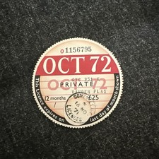 Tax disc genuine for sale  SWINDON