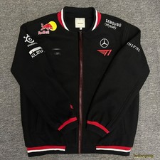 Usado, Jaqueta de beisebol 2025 2nd Team Uniform T1 Team Faker preta bordada quente comprar usado  Enviando para Brazil