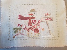 Broderie réalisé point d'occasion  Feytiat