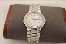 Relógio masculino Baume & Mercier Geneva Riviera 5131 quartzo aço inoxidável #26024 comprar usado  Enviando para Brazil