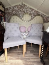 Pair grey button for sale  MUCH HADHAM