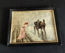 Ancien tableau email d'occasion  Roussillon