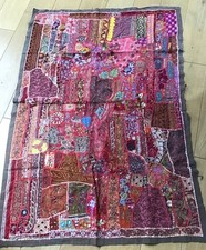 Vintage patchwork embroidered for sale  LOUGHBOROUGH