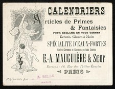 Mauguière sister. calendars d'occasion  Expédié en Belgium