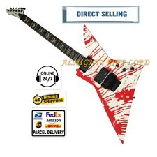 Guitarra elétrica Explorer corpo de madeira maciça preta hardware frete grátis, usado comprar usado  Enviando para Brazil