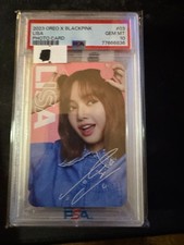 Cartão fotográfico 2023 Oreo x Blackpink Lisa #03 PSA 10 em perfeito estado comprar usado  Enviando para Brazil