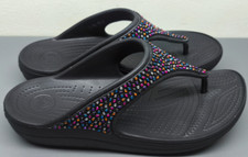 Crocs black crystal for sale  POOLE