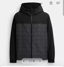 Coach signature windbreaker for sale  Encino