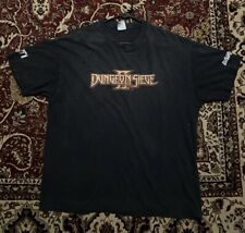 Camisa vintage para jogos Y2K promocional Dungeon Siege 2 XL preta desbotada Radeon, usado comprar usado  Enviando para Brazil