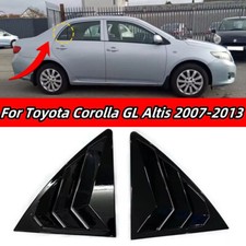Usado, Tampa de persiana ABS preta brilhante para Toyota Corolla GL Altis 2007-2013 comprar usado  Enviando para Brazil