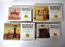1970 X-ACTO House of Miniatures 4 kits de móveis 40038, 40019, 40014, 40006 comprar usado  Enviando para Brazil