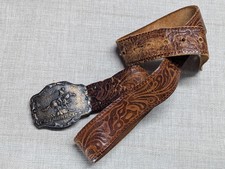 Vintage tooled buckle for sale  Williamsburg