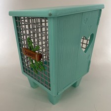 Boneca American Girl marca cabana de coelho + gaiola de coelho azul-petróleo APENAS, usado comprar usado  Enviando para Brazil