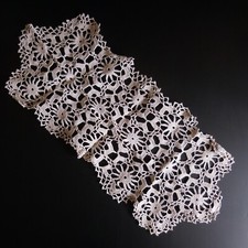 Móveis de mesa Doily Path algodão feitos à mão design art nouveau 20º Itália N5173 comprar usado  Enviando para Brazil