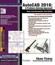 AUTOCAD 2016: A PROBLEM-SOLVING APPROACH, BASIC AND By Sham Tickoo Purdue VG comprar usado  Enviando para Brazil