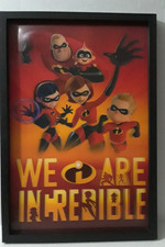 Incredibles poster framed for sale  Palm Desert