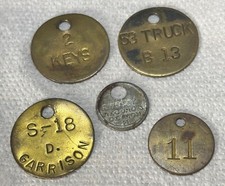 Five vintage brass for sale  Salem