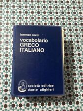 Dizionario italiano greco usato  Roma