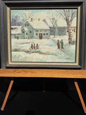 Old oil paintingfamily for sale  Signal Hill