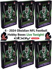 Denver Broncos Break #592 Obsidian Football 2024 Hobby Box x6 Half Case comprar usado  Enviando para Brazil