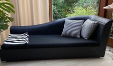 Chaiselongue sofa schwarzes gebraucht kaufen  Bochum