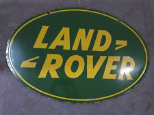 Usado, Placa de esmalte Land Rover porcelana 36x24 polegadas dupla face comprar usado  Enviando para Brazil