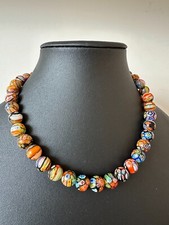 Round multicoloured millefiori for sale  UK