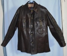 Leather jacket dark for sale  Hayward